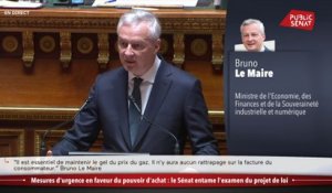 "Je veux redire mon opposition à toute nouvelle taxe dans notre pays." Bruno Le Maire