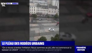 La frayeur de ces touristes, coincés au milieu d'un rodéo urbain à Saint-Denis