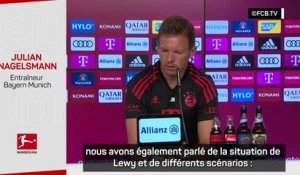 Bayern - Nagelsmann : “Nous avions calculé le départ de Lewandowski”