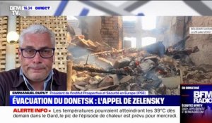Guerre en Ukraine: Volodymyr Zelensky "veut absolument maintenir" Kramatorsk, "pour montrer que le Donbass n'est pas totalement tombé", analyse Emmanuel Dupuy