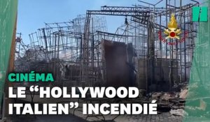 À Rome, une partie des studios de cinéma Cinecittà détruit par les flammes