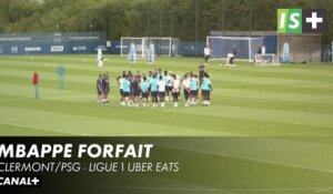 Mbappé forfait - Ligue 1 Uber Eats