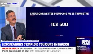 Les créations d'emplois toujours en hausse en France