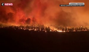 Canicule : nouveau départ de feu à Landiras, 6.000 hectares brûlés