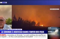 Gironde: Le feu est "d'une puissance incroyable", déclare le maire d'Hostens