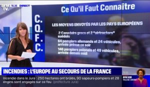 Incendies: l'Europe au secours de la France