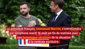 Zelensky et Macron vont discuter de la situation autour de la centrale de Zaporijia