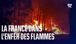 La Gironde, le Jura, Brocéliande... Voici le point sur les incendies en cours en France