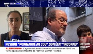 Salman Rushdie "poignardé au cou" aux États-Unis: ce que l'on sait