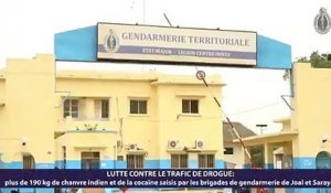 Mbour/Kédougou: La gendarmerie saisit plus de 190 kg de chanvre indien et de la cocaïne