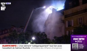 Les images de l'important incendie qui a ravagé un immeuble dans le 13e arrondissement de Paris