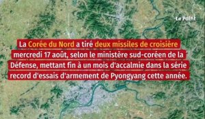 La Corée du Nord tire deux missiles de croisière, après un mois d’arrêt