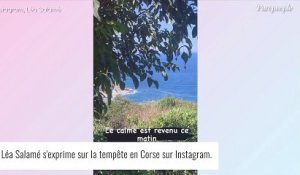 "Jamais vécu une tempête aussi violente " : Léa Salamé réagit aux orages en Corse