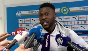 OM-FCN : Mbemba "on a mouillé le maillot, on a multiplié les efforts"