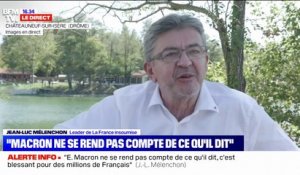 Jean-Luc Mélenchon: "Je suis en retrait, mais pas en retraite"