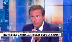 Nicolas Dupont-Aignan : «On peut avoir un Garde des Sceaux honnête et qui travaille»