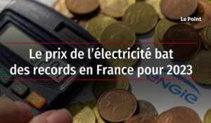 Le prix de l’électricité bat des records en France pour 2023