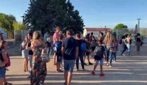 Martigues: rentrée des 6e au collège Honoré Daumier