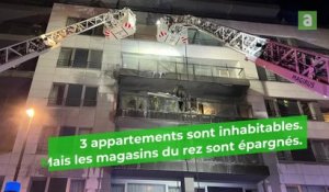 Incendie bvd Jacqmain à Bruxelles: les balcons s'enflamment