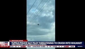 USA : Le pilote d'un petit avion bimoteur a contacté les autorités et menacé pendant plusieurs heures de s'écraser sur un supermarché Wal Mart du Mississippi
