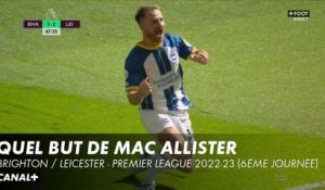 Le boulet de canon de Mac Allister pendant Brighton / Leicester ! -  Premier League 2022-2023 (6ème journée)