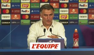 Galtier : «Je n'ai pas à présenter mes excuses, c'était une blague de mauvais goût» - Foot - C1 - PSG