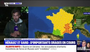 Gard: Nîmes frappée par des pluies diluviennes