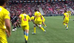 TOP 14 - Essai de Tawera KERR-BARLOW (SR) - LOU Rugby - Stade Rochelais - Saison 2022/2023