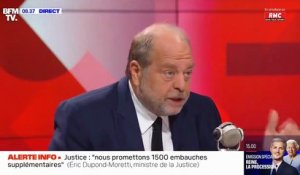 Le ministre de la Justice Eric Dupond-Moretti annonce que les salaires des juges judiciaires seraient augmentés en moyenne de 1.000 euros brut par mois - VIDEO