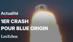1er crash pour la fusée New Shepard de Blue Origin