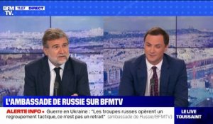 L'interview d'Alexander Makogonov, porte-parole de l'ambassade de Russie en France, sur BFMTV