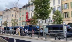 OM/Francfort : Les forces de l’ordre ont pris place dans le centre-ville