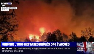 ncendie en Gironde: plus de 700 pompiers mobilisés pour circonscrire le feu