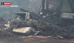 Tempête Danielle : un incendie toujours en cours en Gironde