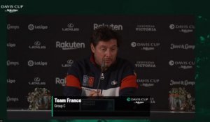 Coupe Davis 2022 - Sébastien Grosjean et la France n'ont plus le droit à l'erreur : "Il faut garder le moral... "