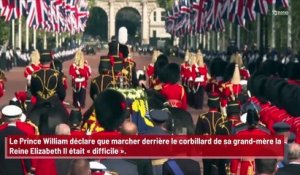 Le prince William déclare que marcher derrière le cercueil de la reine Elizabeth II était ‘difficile’