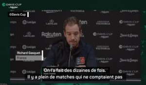 Coupe Davis - Gasquet : "Ça s'est joué à des points près..."