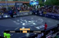 le replay de France-Lituanie (poules) - Basket 3x3 - Coupe d'Europe