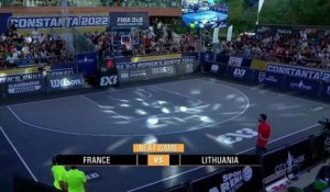 le replay de France-Lituanie (poules) - Basket 3x3 - Coupe d'Europe