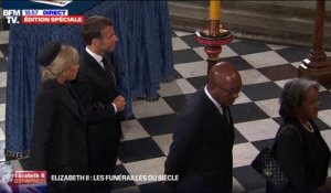 Funérailles d'Elizabeth II: Emmanuel et Brigitte Macron sont arrivés dans l'abbaye de Westminster