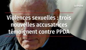Violences sexuelles : trois nouvelles accusatrices témoignent contre PPDA