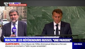 Guerre en Ukraine: à l'ONU, Emmanuel Macron dénonce le "retour à l’âge des impérialismes et des colonies"