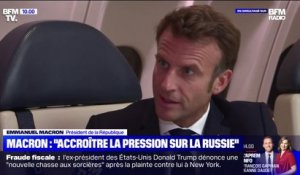 Emmanuel Macron: "La Russie a décidé de passer une étape dans l'escalade"