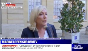 Crise énergétique: Marine Le Pen estime que le gouvernement "ne contrôle plus rien"
