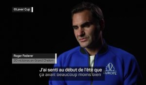 Federer sur sa décision : "J'ai senti au début de l'été que ça allait beaucoup moins bien"