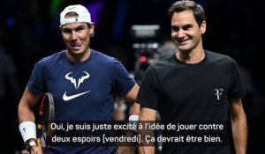 Laver Cup - Tiafoe et Sock excités à l'idée de participer au dernier match de Federer