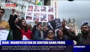 Paris: des manifestants rassemblés pour soutenir la cause des femmes iraniennes