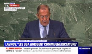 Le chef de la diplomate russe, Sergueï Lavrov, dénonce une "russophobie d'une ampleur sans précèdent, grotesque"