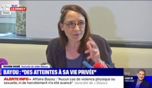 Marie Dosé, l'avocate de Julien Bayou: "Julien Bayou n'a jamais exercé la moindre violence psychologique à l'égard de ses compagnes"