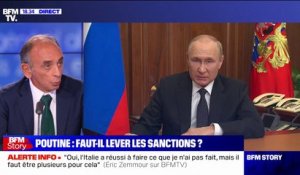 Éric Zemmour sur Vladimir Poutine: "Les sanctions vont plus nous punir que lui"